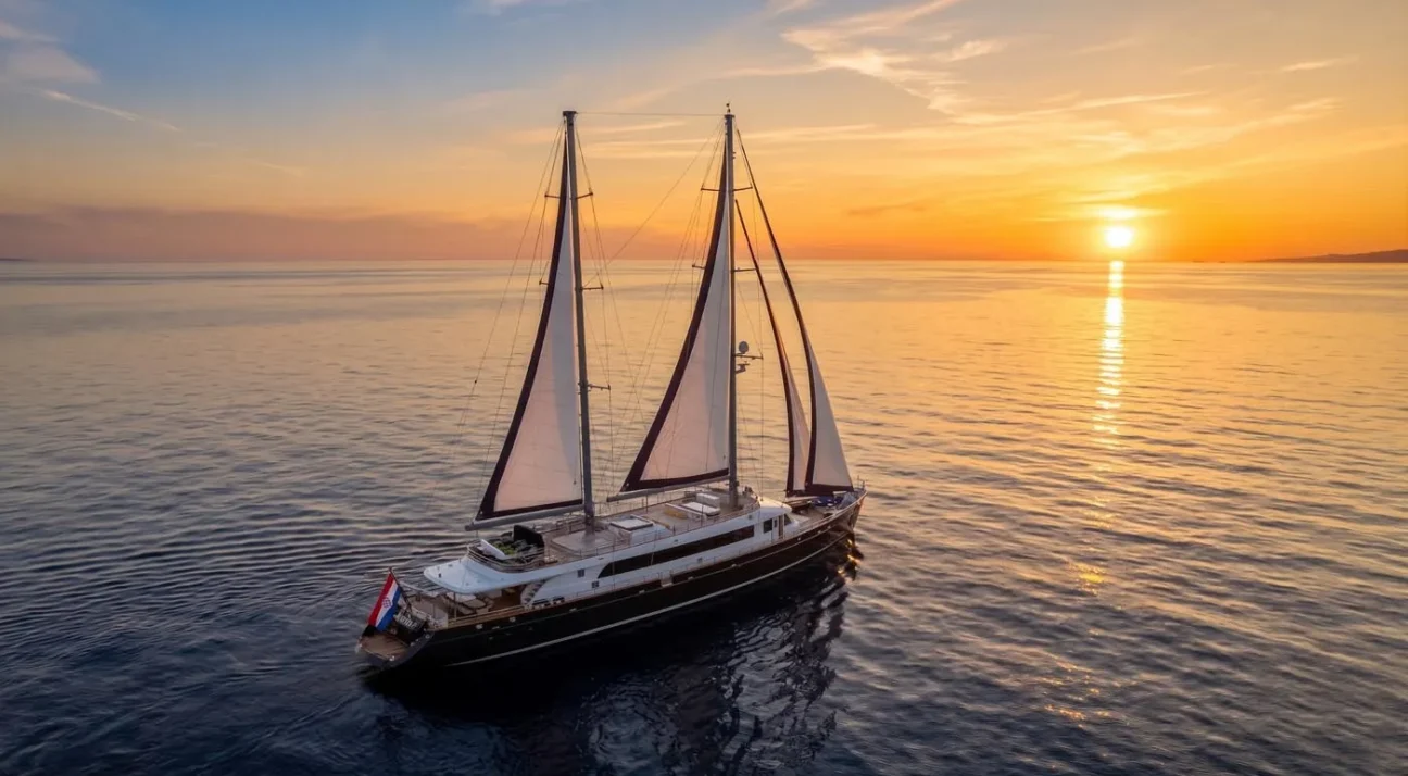 Dalmatino Yacht Croatia Sunset Sailing