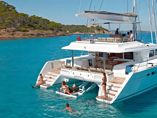 catamaran charter in croatia