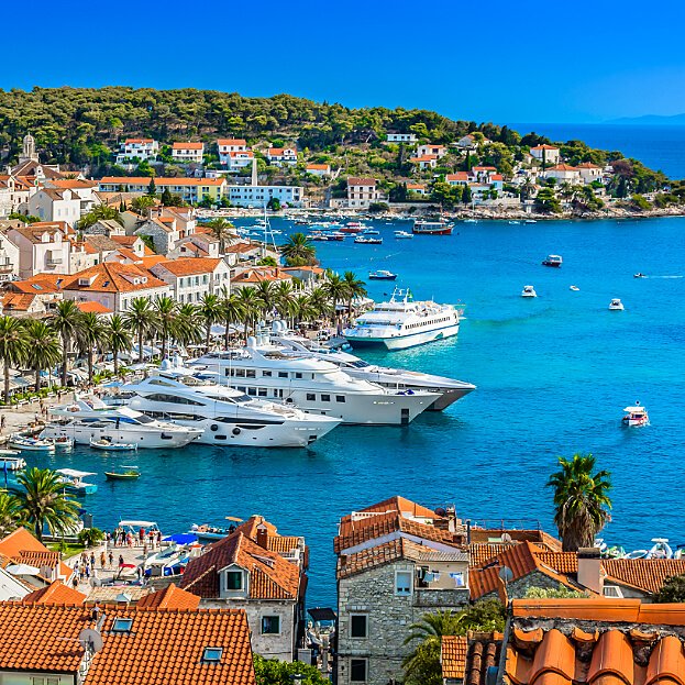 Croatia's Adriatic Sea Charter Bases on Island Hvar
