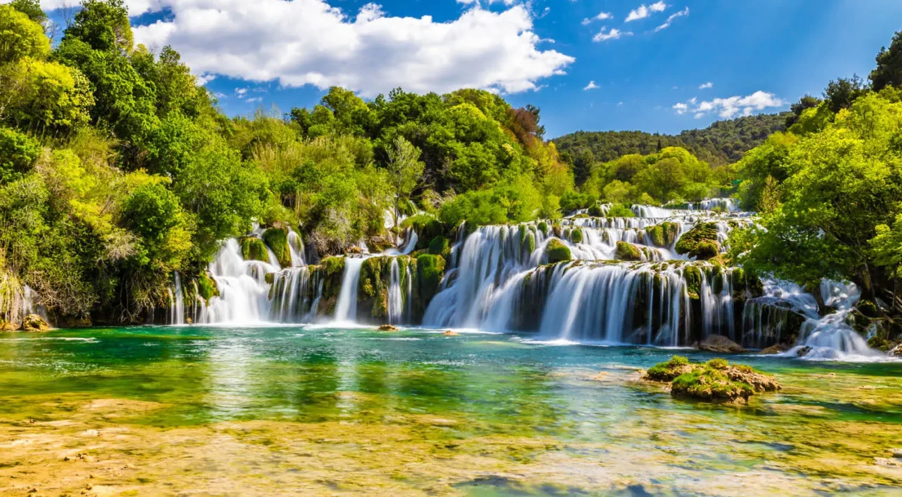 day Split to Split Yacht Charter Itinerary Through Kornati and Krka