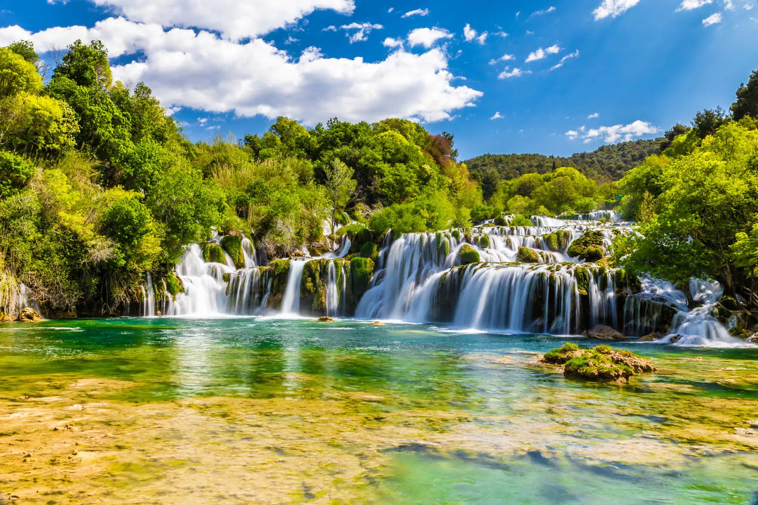 Day Split to Split Yacht Charter Itinerary Through Kornati and Krka